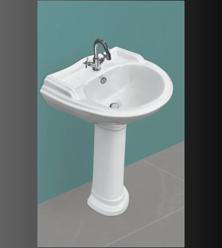 تصویر 4 از روشویی پایه دار سفید و لوکس عمده